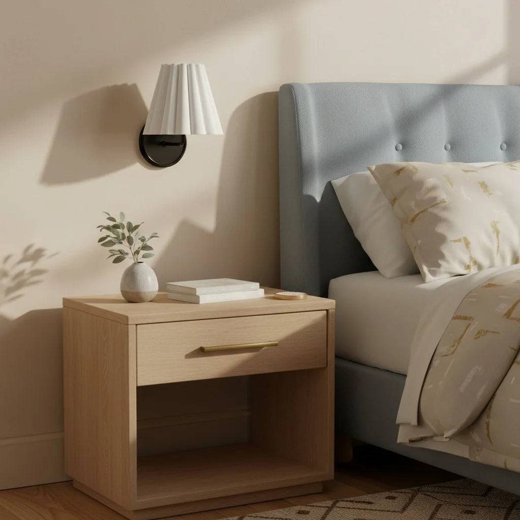 Kaiya Minimalist Textured Linen Fabric Tapered Wall Sconce5.webp__PID:cec194c6-d5c6-474e-a053-9ae466a234d6
