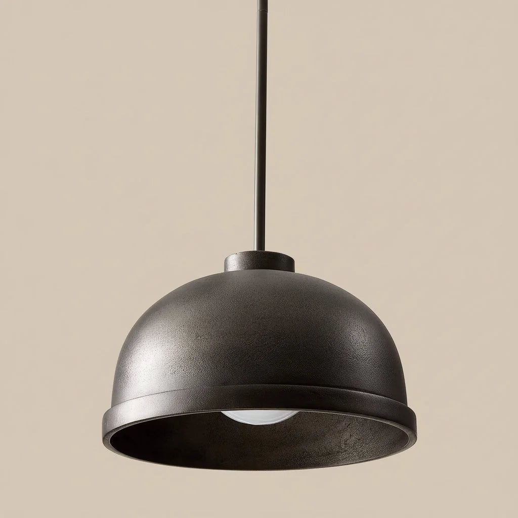 Mabel Black Cast Aluminum Dome Pendant Light 4.webp__PID:da66497b-ac6e-487c-b8d3-a7a94ab01f28