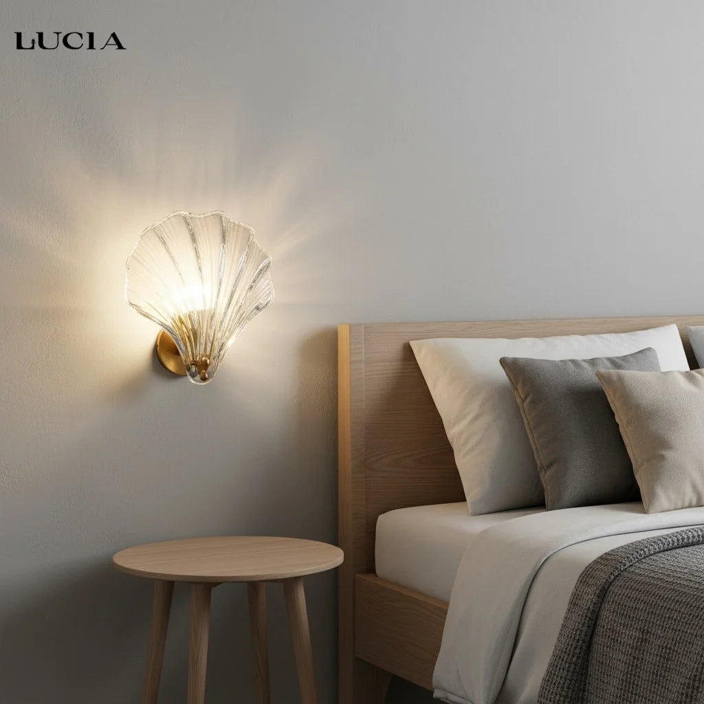 Rheia Modern Creative Shell Glass Wall Sconce (3).webp__PID:834344c3-59ea-40e1-8c0c-0111b82c7fae