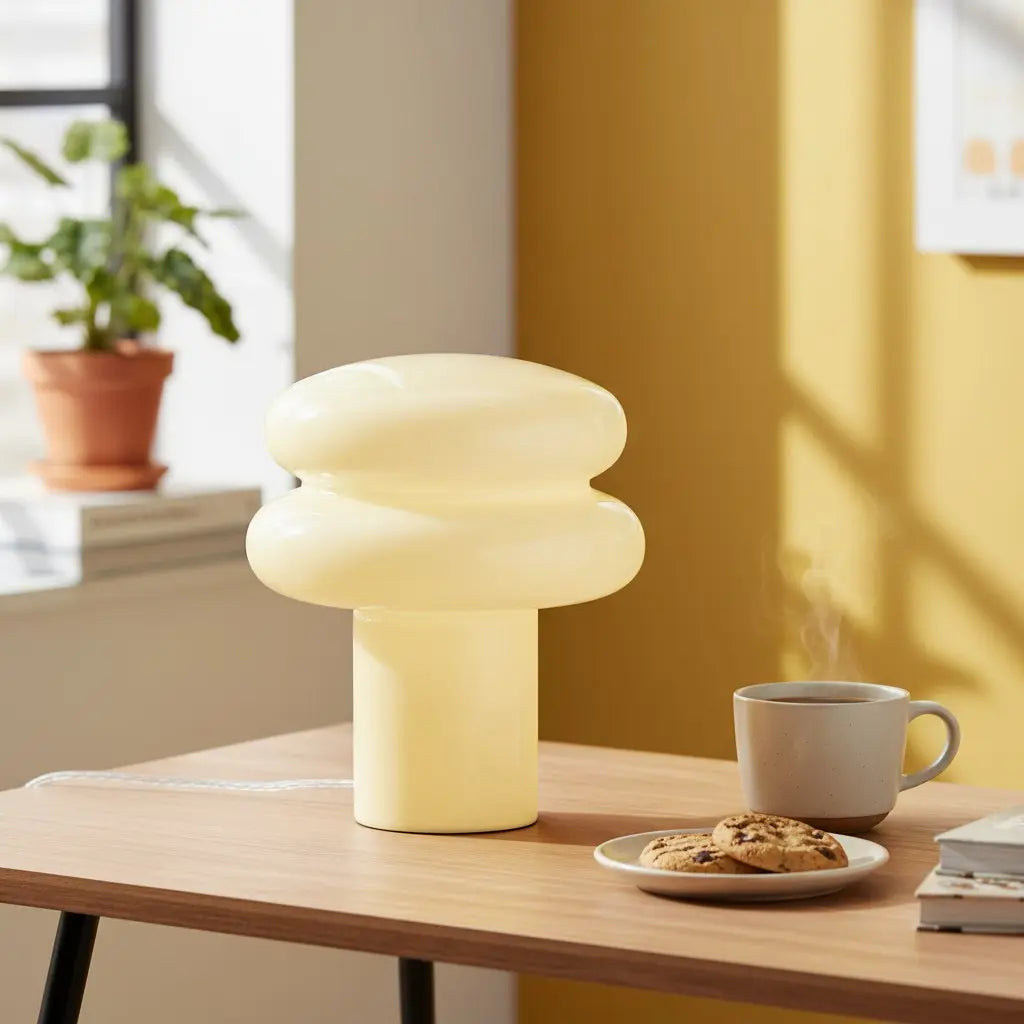 Rynvel Bauhaus Mushroom Opalglas-Tischlampe3.webp__PID:c4326bf8-e59c-47a9-8ebd-5a53694eaf94