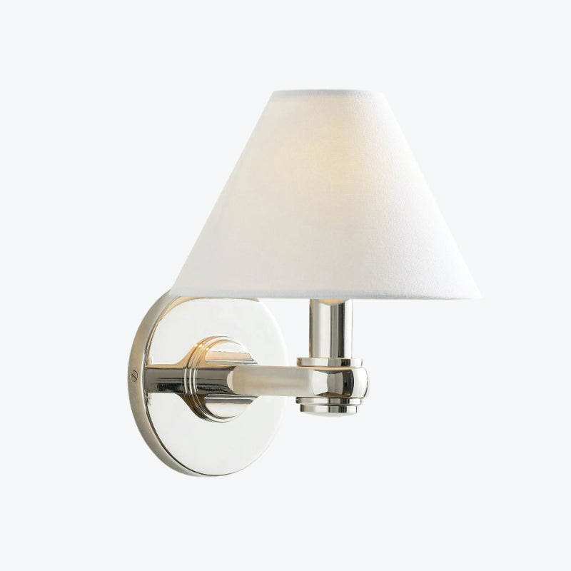 Everett 3-light Modern Fabric Cone Shade Metal Wall Sconce (30).webp__PID:cd7ae8f6-4098-4be9-b613-c805554ac198