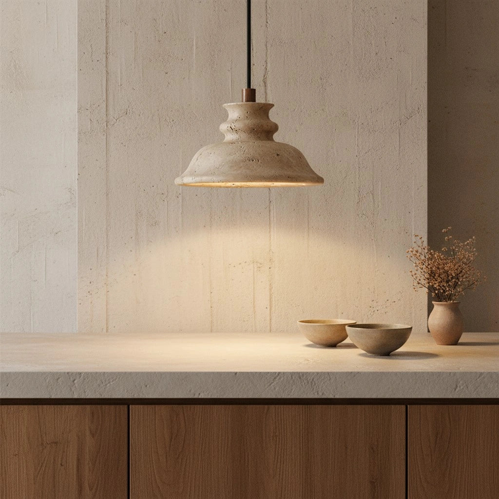 Maja Wabi-Sabi Bell Travertine Pendant Light8.webp__PID:ab7b7268-7881-4676-a2e2-b40be9976a39