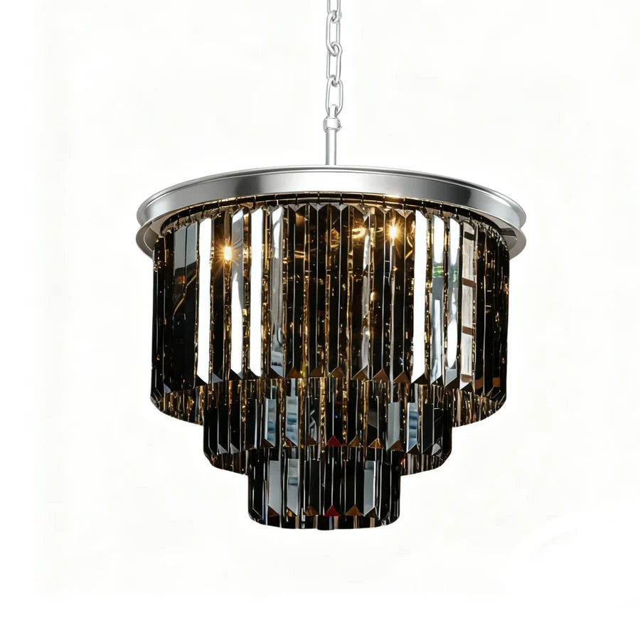 Kira Vintage Luxury Metal Crystal Drum Chandelier sku3.webp__PID:e8636162-867b-49e0-804f-d340cf9723c4