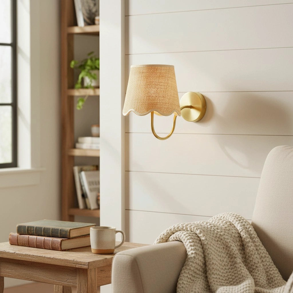 Tracie Farmhouse Rattan Drum Wall Sconce10.webp__PID:0f3a38ce-d063-4d1b-8117-f732c7538c48