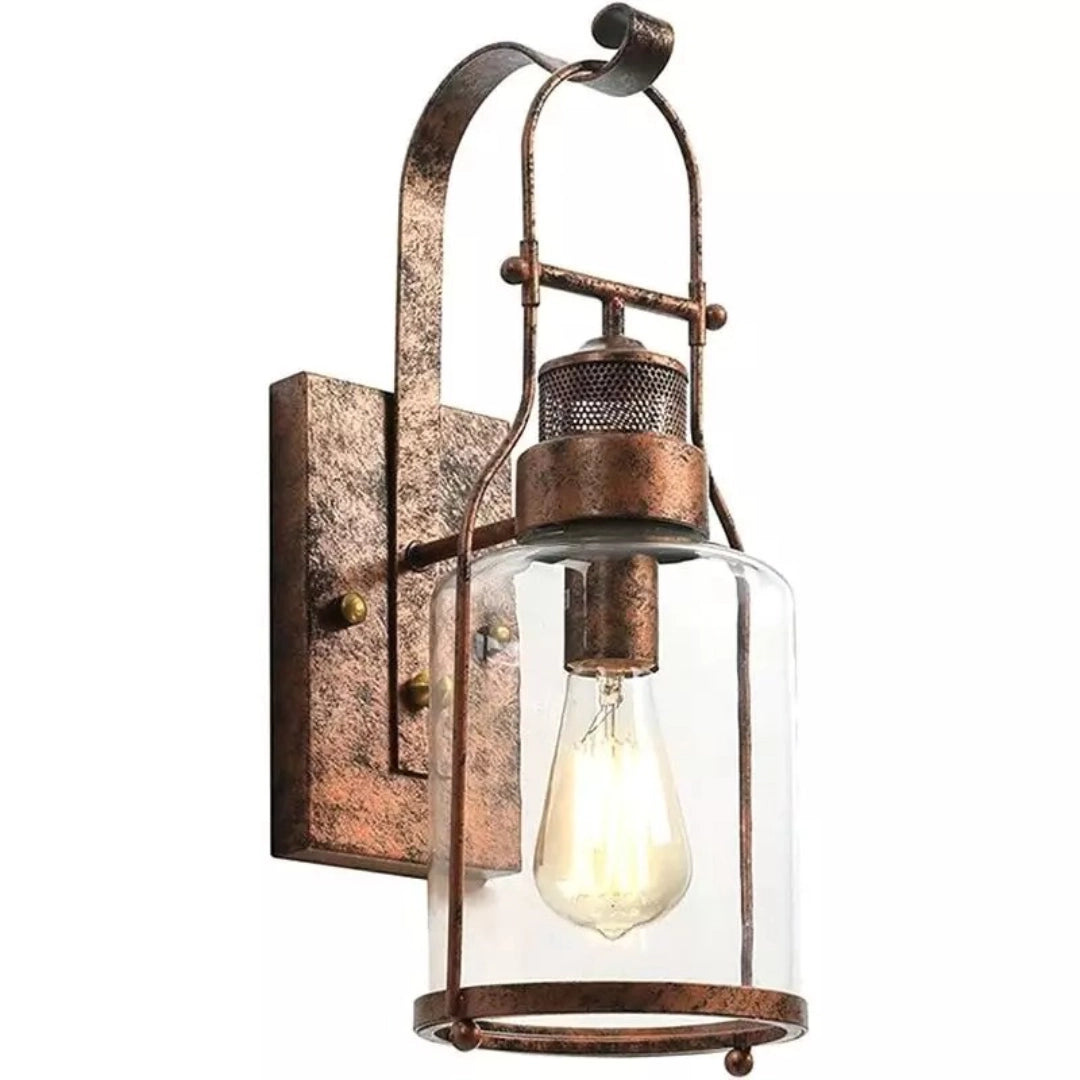 Carson Industrial Metal Glass Jar Wall Sconce sku rust.webp__PID:0f20b239-ab69-49bd-9dd5-f8574ee363e4