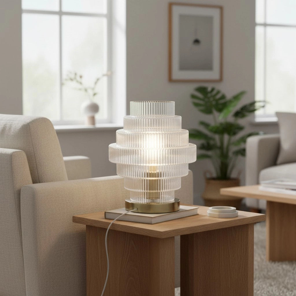 Javier Transparent Ribbed Glass Table Lamp4.webp__PID:863ef3c5-2fe3-467b-9d23-32b9f0052343