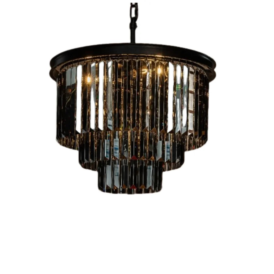 Kira Vintage Luxury Metal Crystal Drum Chandelier sku6.webp__PID:e3153837-4a42-4240-b393-ce2f080e5969