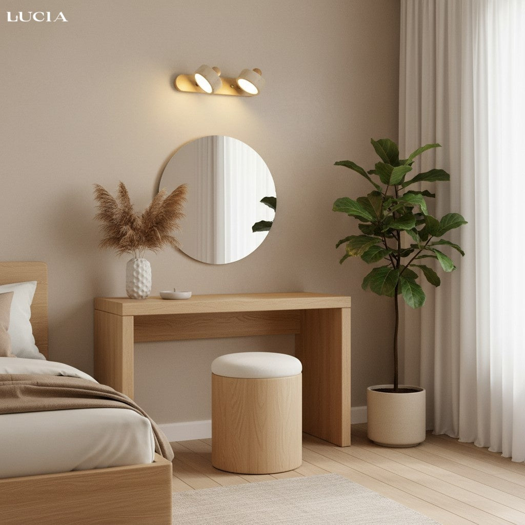 Dēmētēr Contemporary Natural Travertine Wood Wall Sconce (12).jpg__PID:5d28b04e-96b6-4b38-a512-1dc67dec1c0f