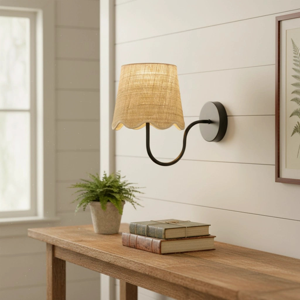 Tracie Farmhouse Rattan Drum Wall Sconce25.webp__PID:c77c0f3a-38ce-4063-9d1b-8117f732c753
