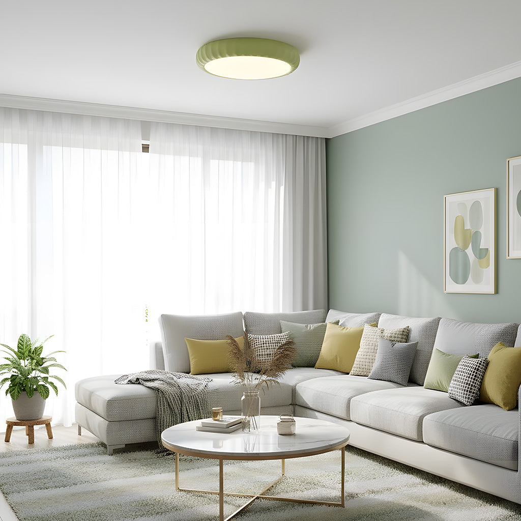 Clara Minimalist Fluted Disk Ceiling Lighting9.webp__PID:64ad2b34-c9fb-4888-94dd-0cc2e0795d64