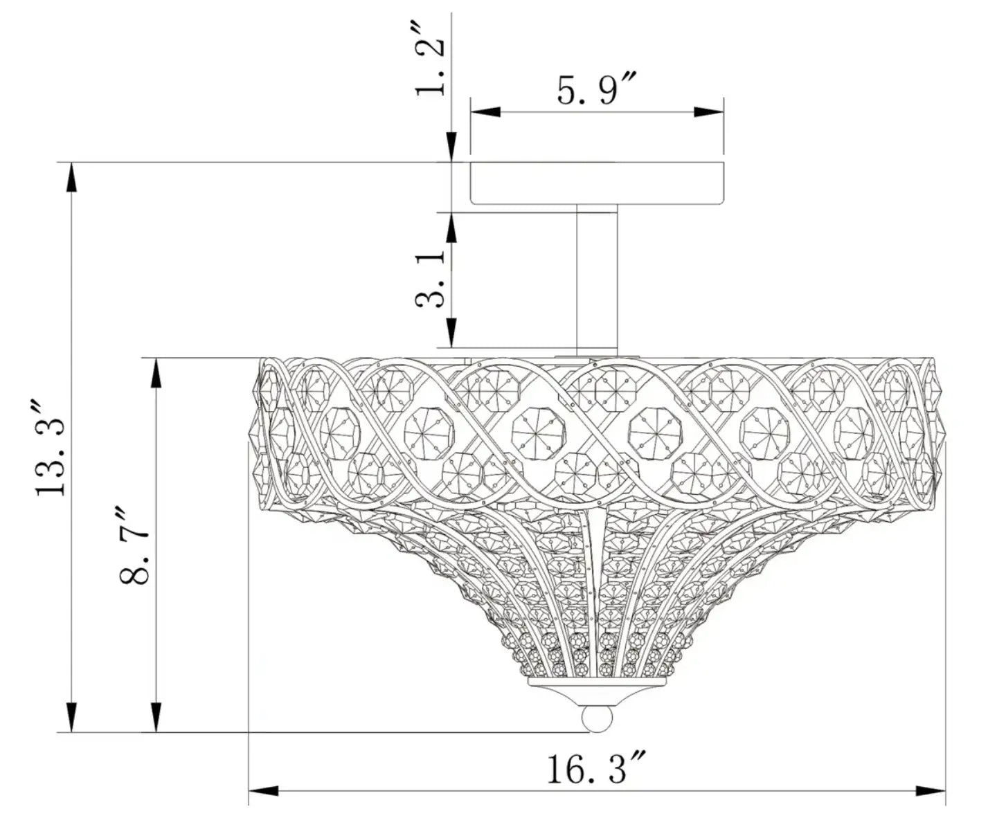 Caius Vintage Rustic 4-Light Crystal Bronze Ceiling Lightcc2.webp__PID:a0619421-6a52-4641-9261-60e6817ca1e3