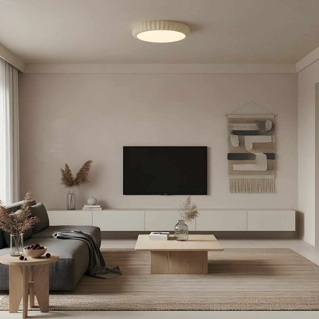 Clara Minimalist Fluted Disk Ceiling Lighting7.webp__PID:e69064ad-2b34-49fb-8888-94dd0cc2e079