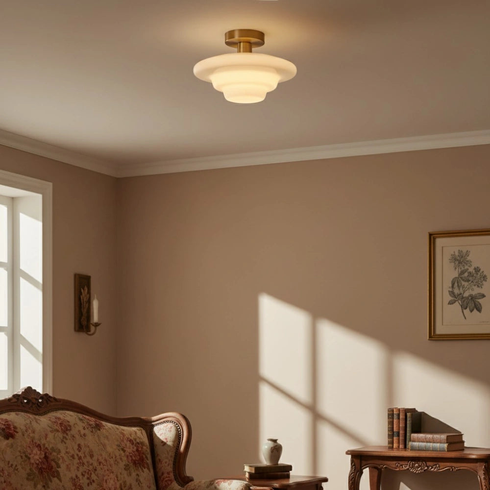 Zofia Retro Minimalist Milk Glass Ceiling Light1.webp__PID:73177018-2f5a-4d85-b6aa-17a40f5a7d4e