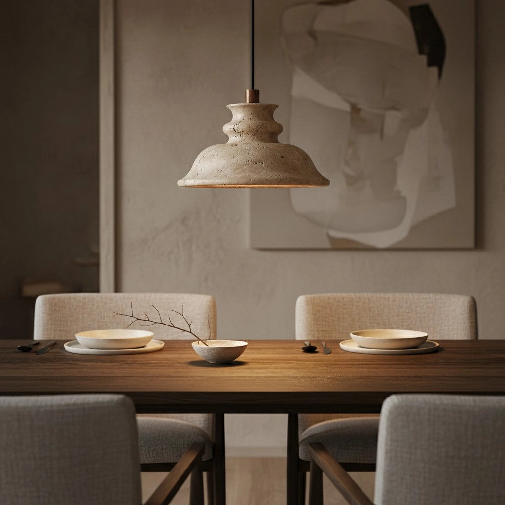 Maja Wabi-Sabi Bell Travertine Pendant Light9.webp__PID:9124be96-184a-46d1-9395-04e31ff63963