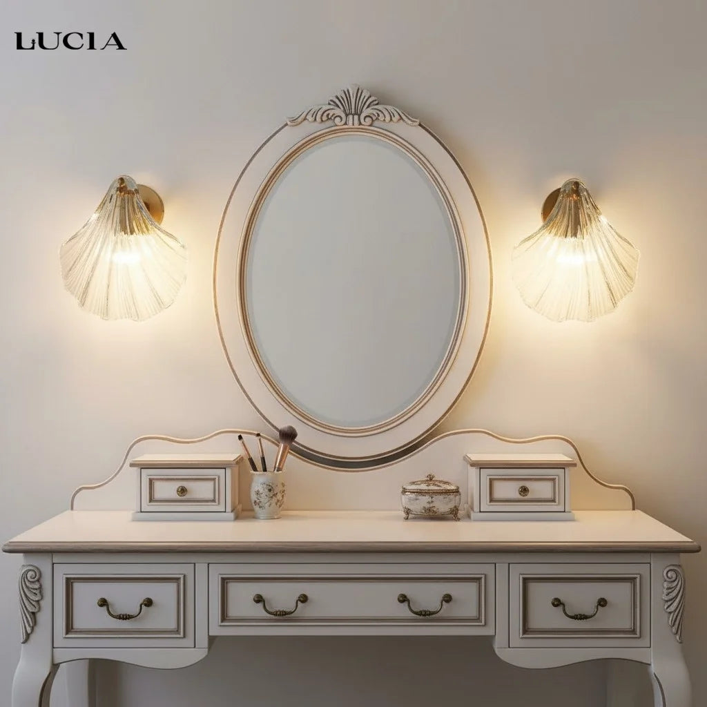 Rheia Modern Creative Shell Glass Wall Sconce (10).webp__PID:e10c0c01-11b8-4c7f-aeb6-c7934df40c7a