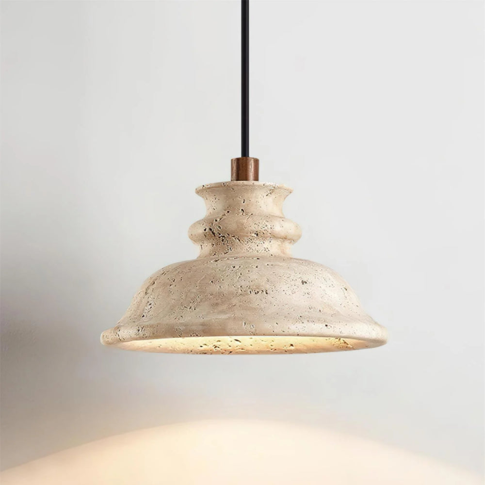 Maja Wabi-Sabi Bell Travertine Pendant Light2.webp__PID:e6e5806b-de8f-49b6-921d-8fdcef2de4a6