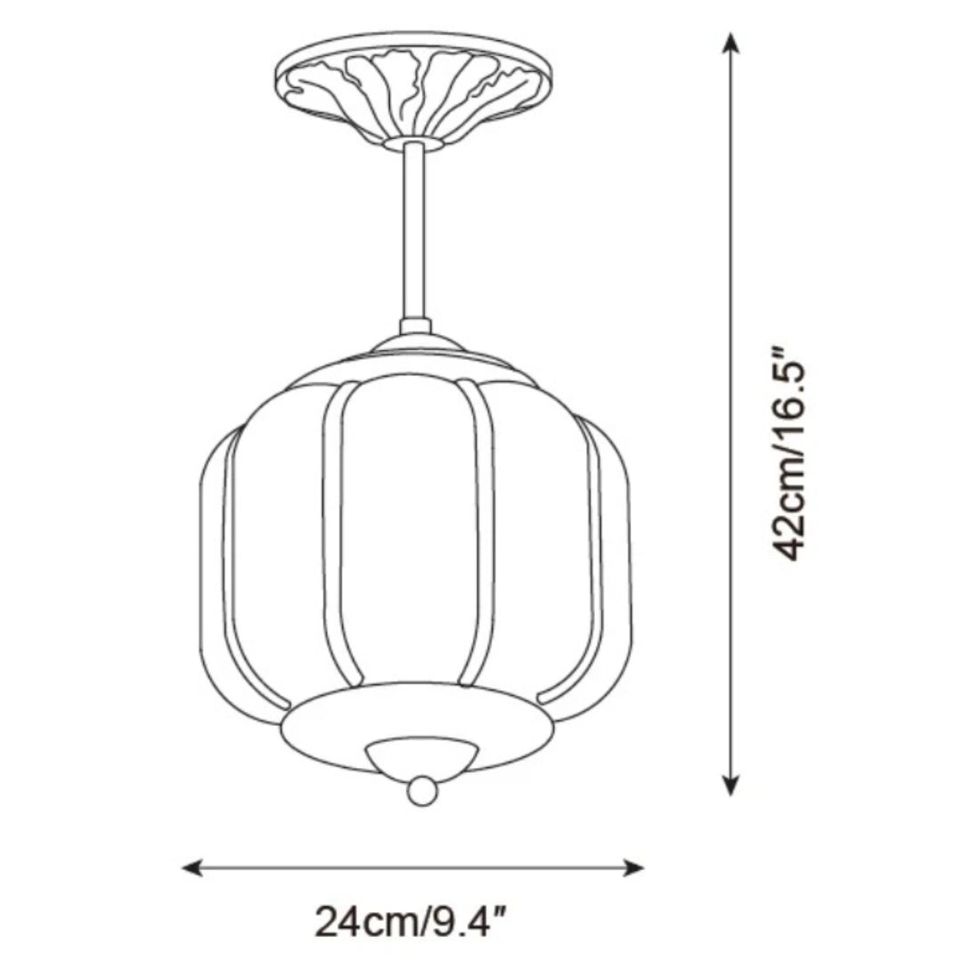 Alana Vintage Cream Glass Pumpkin Ceiling Light size1.webp__PID:eeb16c15-50fc-43a5-9796-64f2737d4480