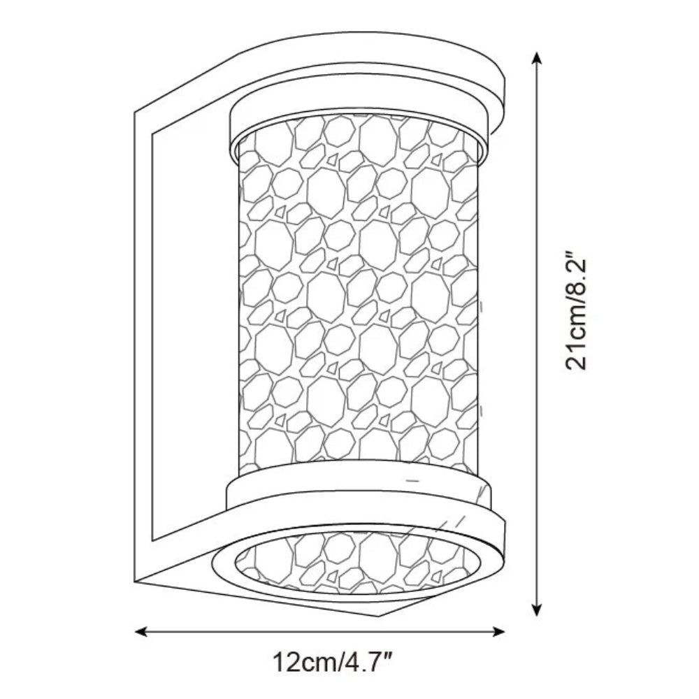 Drew Outdoor Ribbed Glass Cylindrical Wall Lamp size1.webp__PID:eb929898-6bd1-422a-9a72-fe28e5f0ec36