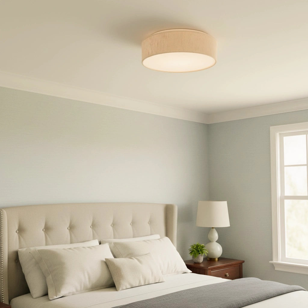 Carter Minimalist Linen Drum LED Ceiling Light8.webp__PID:f6de9adf-ba4b-4a85-800a-49b7ff143db6