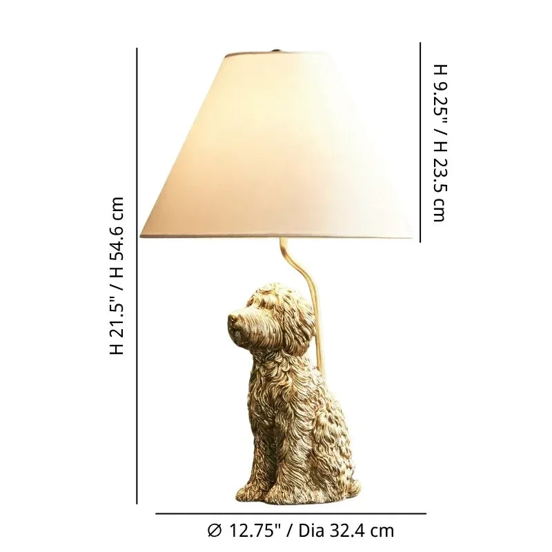 Mirel Vintage Fabric  Metal Animal-Shaped Table Lamp size1.webp__PID:1025be39-aeca-4e8f-b7c2-382e14abb880