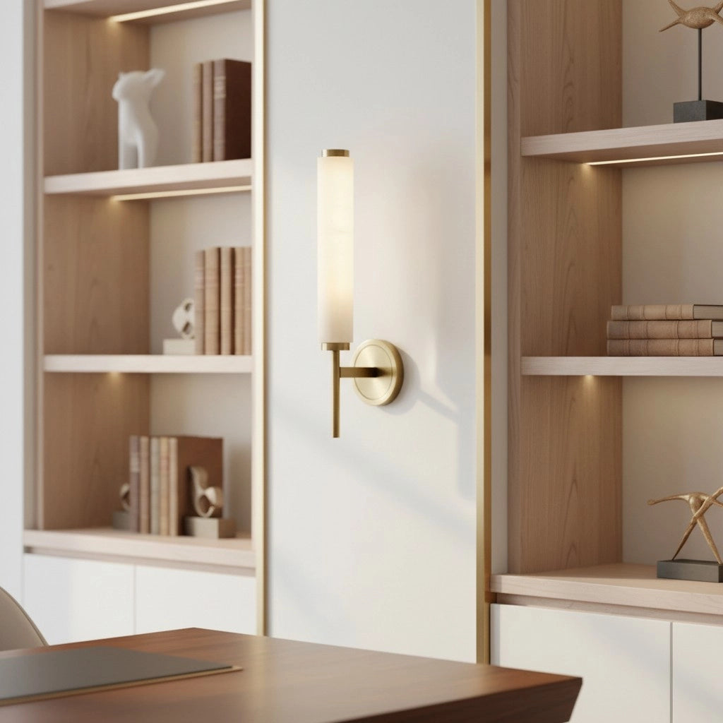 Zamira Minimalist Alabaster Cylinder Wall Sconce10.webp__PID:3bc9055e-baaa-46af-b91b-2cd359394c2d