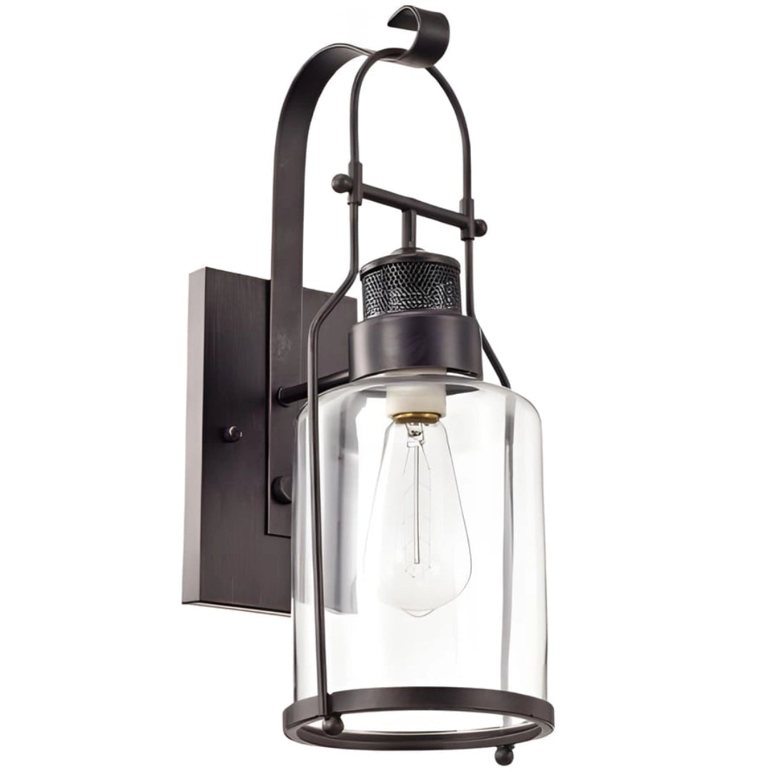 Carson Industrial Metal Glass Jar Wall Sconce sku black.webp__PID:4f0f20b2-39ab-4949-bddd-d5f8574ee363
