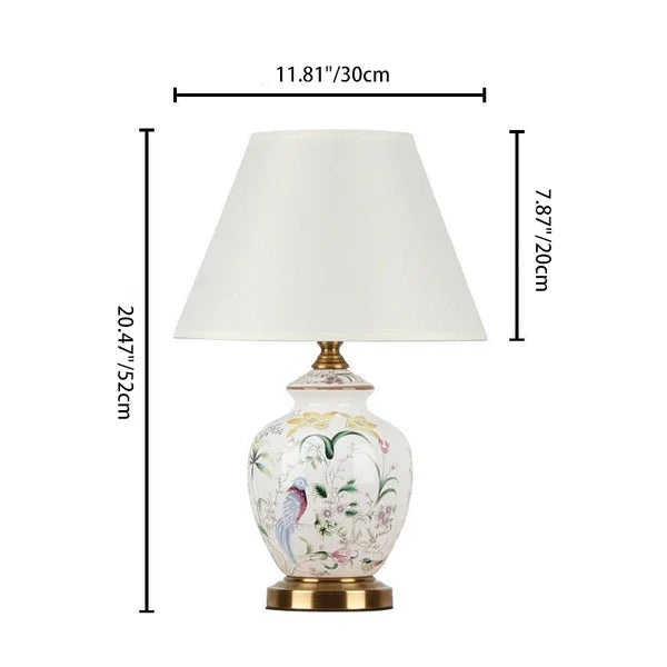 Aenia Mid-Century Classic Ceramic Tapered Table Lamp size.webp__PID:4a3af4ef-2f7f-484d-b402-09c2ae0f7a88