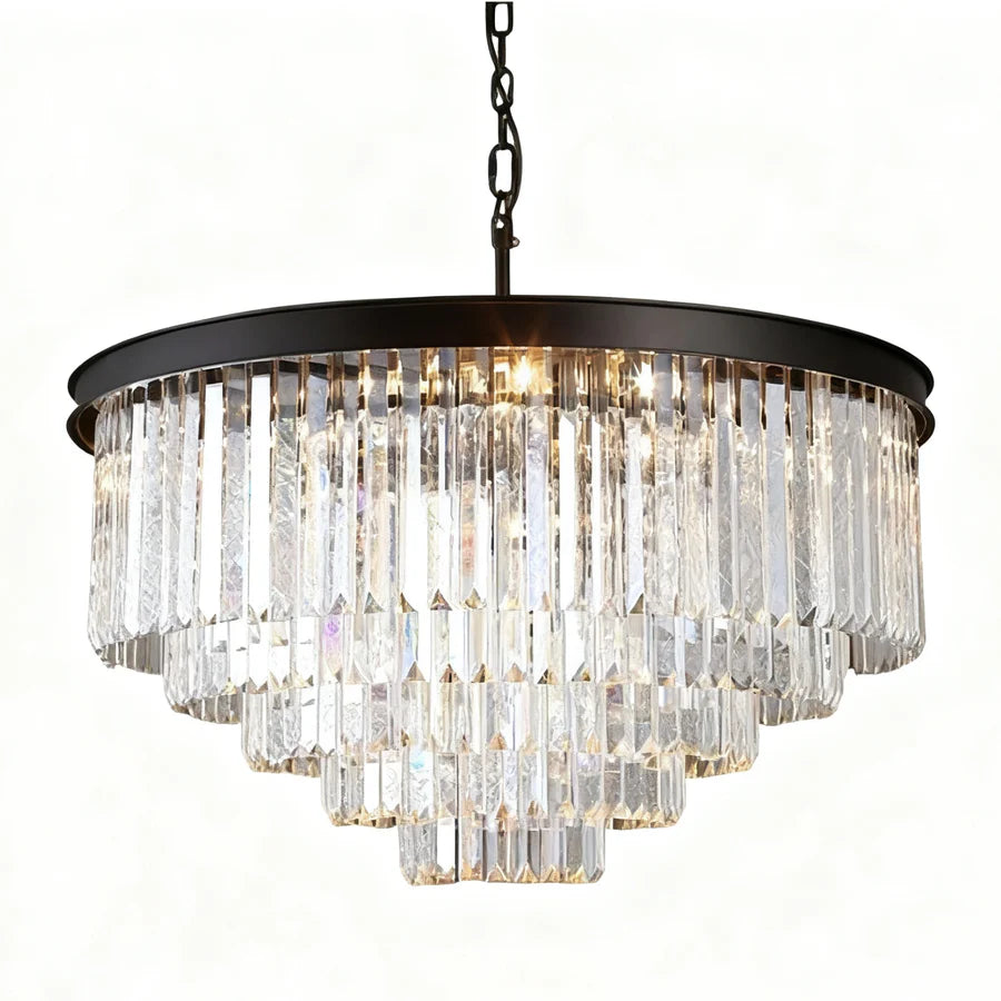 Kira Vintage Luxury Metal Crystal Drum Chandelier sku11.webp__PID:ce2f080e-5969-4143-9955-fc95f1245058