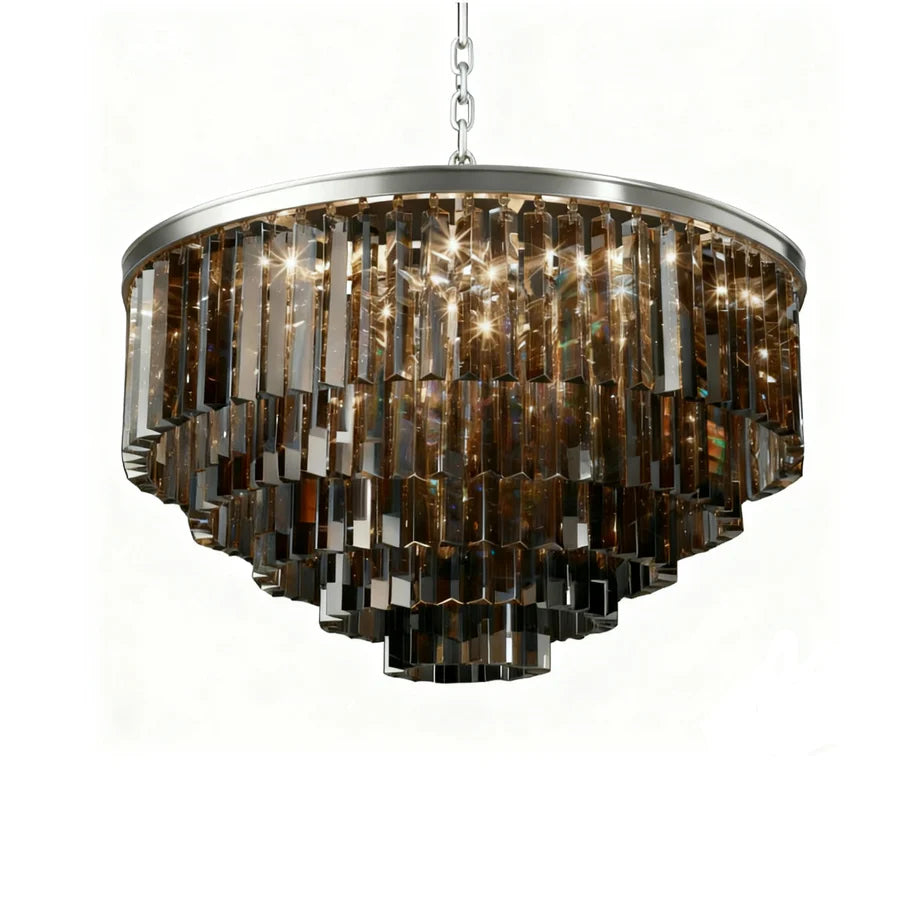 Kira Vintage Luxury Metal Crystal Drum Chandelier sku9.webp__PID:42407393-ce2f-480e-9969-51439955fc95