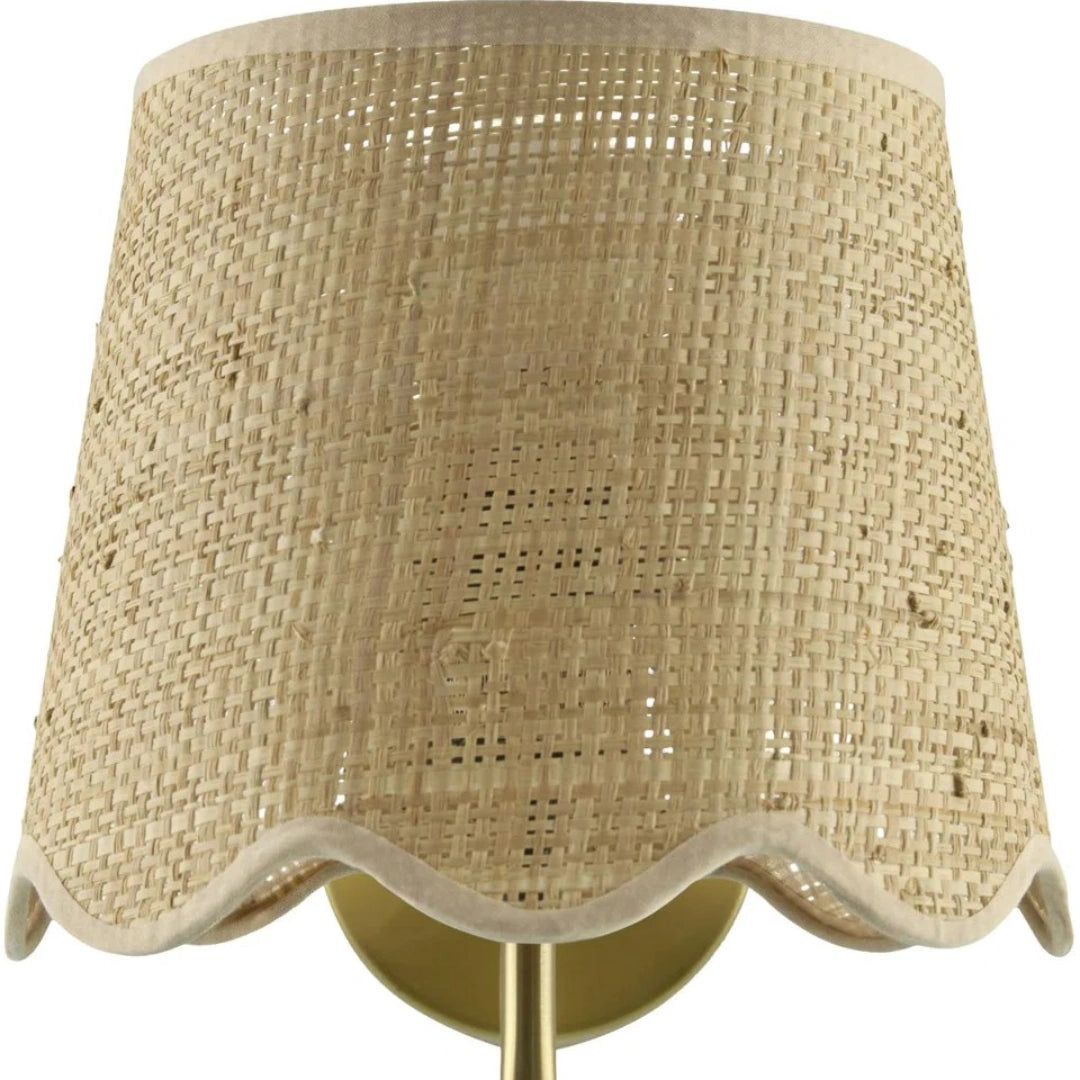 Tracie Farmhouse Rattan Drum Wall Sconce detail2.webp__PID:de5b9a5a-a26e-4412-a570-629957b7a18f