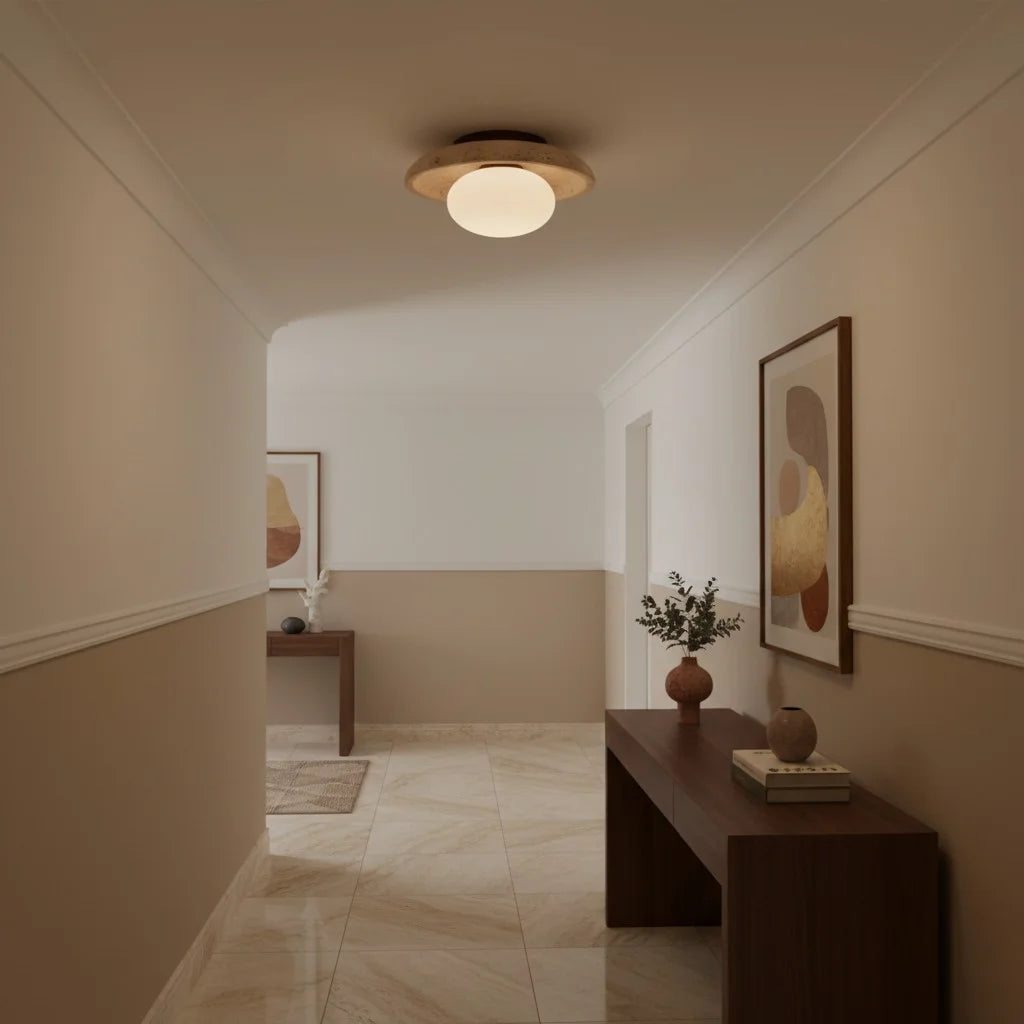 Alaey Modern Travertine Glass Round Dome Ceiling Light19.webp__PID:863ab376-f0b9-446a-9010-0c661c69a52f