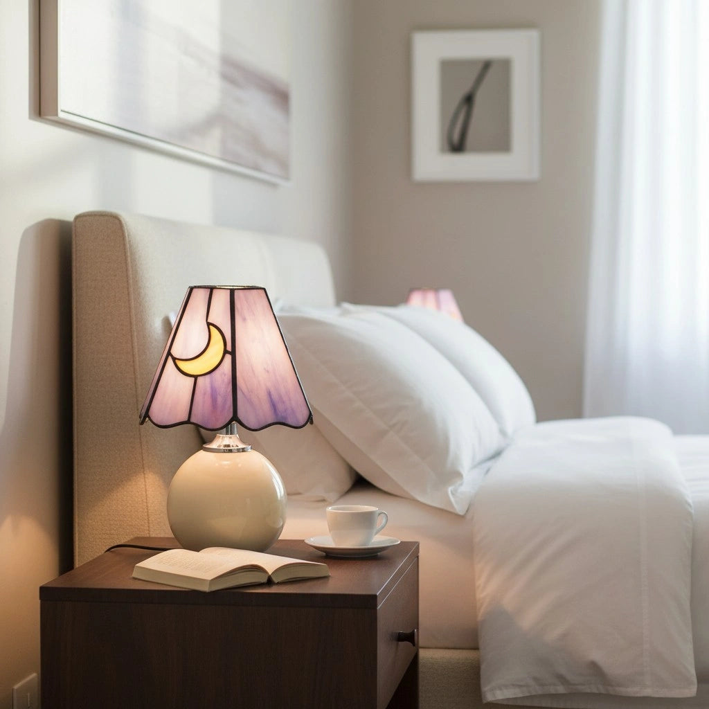 Faithe Mushroom Tiffany Moon Glass Table Lamp11.webp__PID:50630fa5-81df-4508-81ba-9ad8183546bb