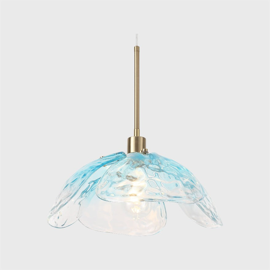 Flora Modern Hammered Petals Glass Pendant Light blue.webp__PID:bf64cf77-9f59-45cf-8207-d5dffbe9e6af
