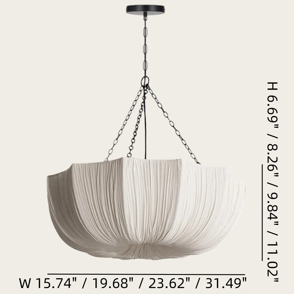 Willy Vintage Linen Fabric Bowl Pendant Light size.webp__PID:0f82a59b-5856-444a-b1a9-fc0d3293fe6b
