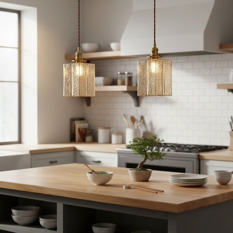 Jewel Modern Japanese Style Cube Hammered Glass Pendant Light 4.webp__PID:b409ddab-b233-48f4-84ec-318a15c103b1