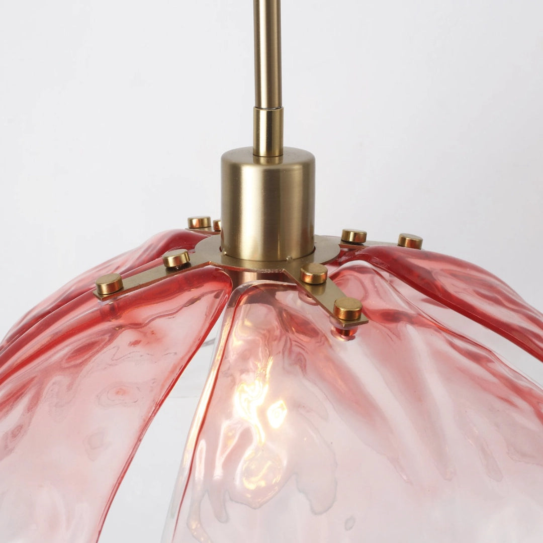 Flora Modern Hammered Petals Glass Pendant Light detail1.webp__PID:02a074ec-0265-4595-bf64-cf779f59a5cf