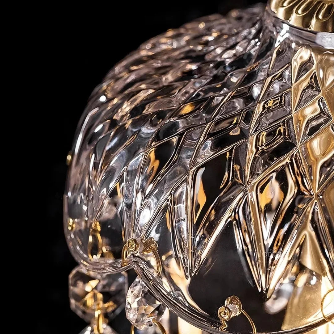 Karina Luxury Crystal Deco Plaid Glass Pendant Light detail3.webp__PID:ae307537-0bf3-4f2d-b378-ceb671d686ac