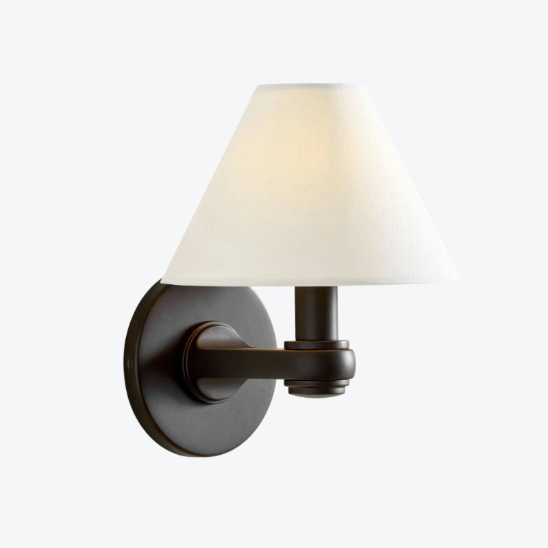 Everett 3-light Modern Fabric Cone Shade Metal Wall Sconce (20).webp__PID:f2cd7ae8-f640-48ab-a976-13c805554ac1