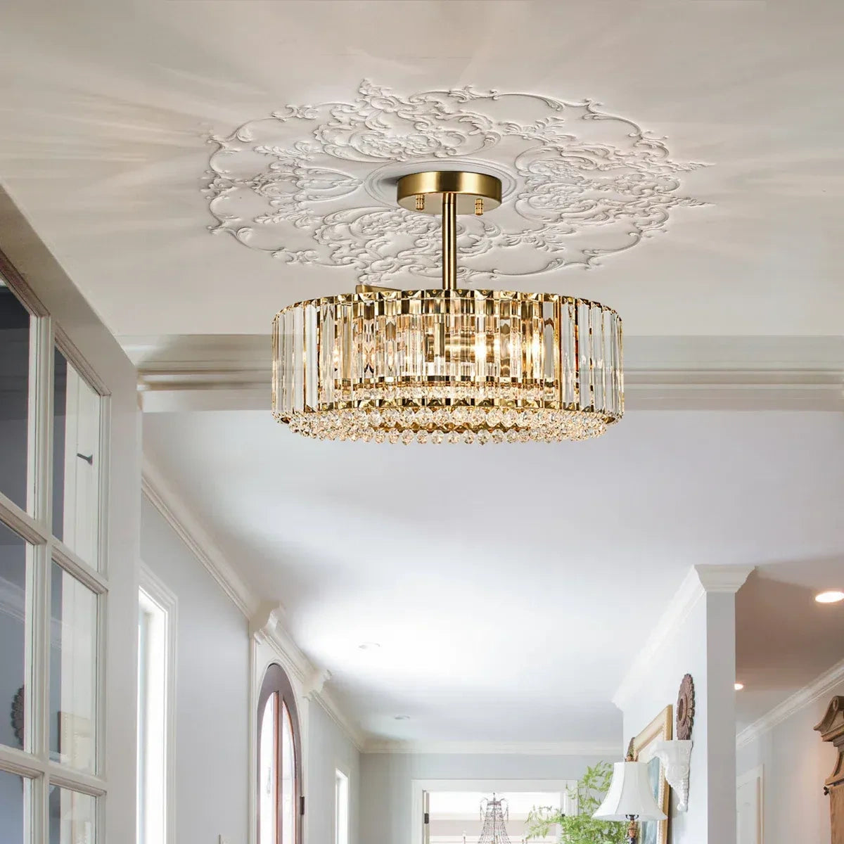 Dominic Modern luxury Drum Crystal Ceiling Light6.webp__PID:b6b1b533-6327-4e3f-8c15-018763818204