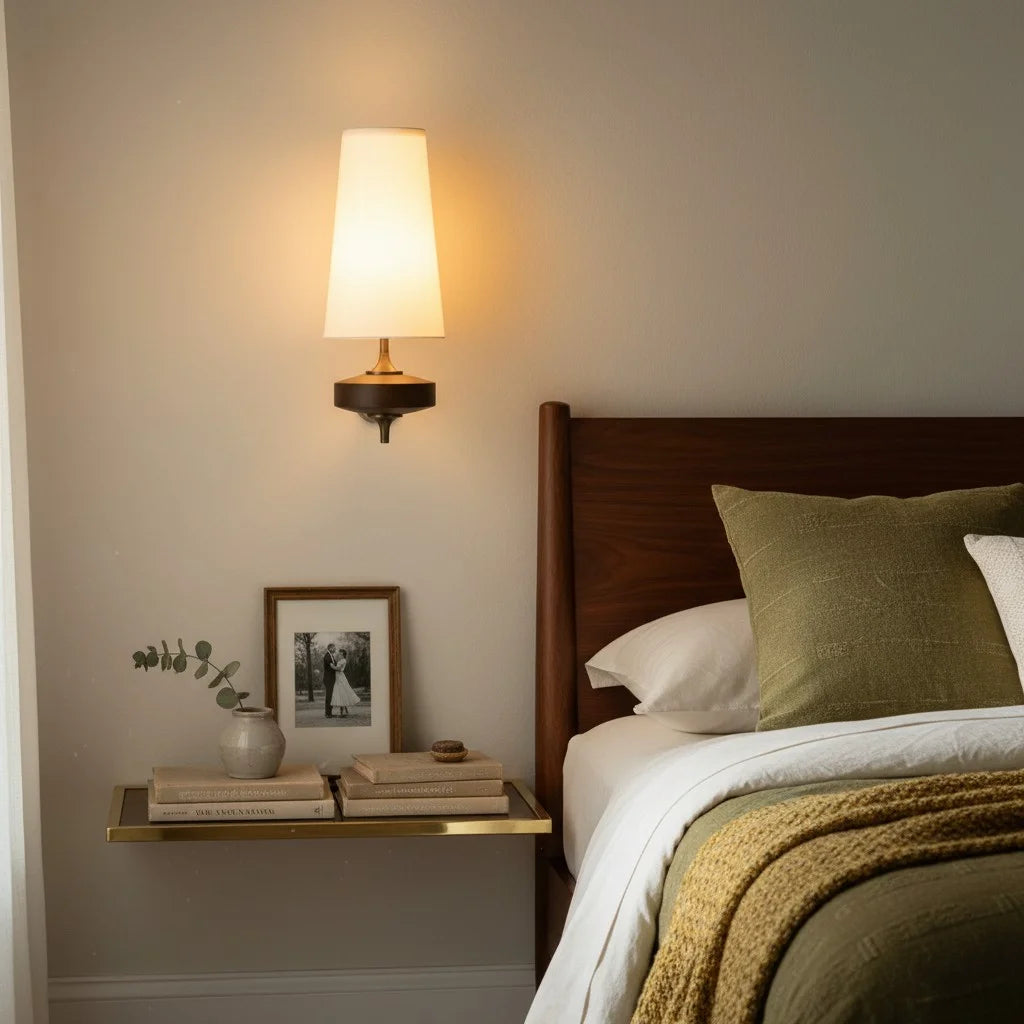 Kaelen Vintage Fabric Tapered Accent Wall Sconce white 4.webp__PID:eb71e1e4-8426-4dd7-9fdb-0c2f2a0c455b