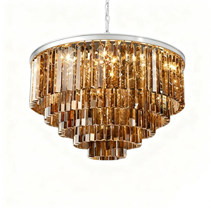 Kira Vintage Luxury Metal Crystal Drum Chandelier sku7.webp__PID:38374a42-4240-4393-8e2f-080e59695143