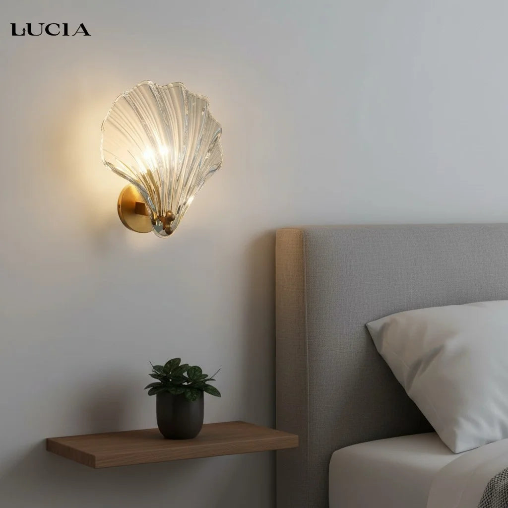 Rheia Modern Creative Shell Glass Wall Sconce (4).webp__PID:4344c359-ea00-410c-8c01-11b82c7faeb6