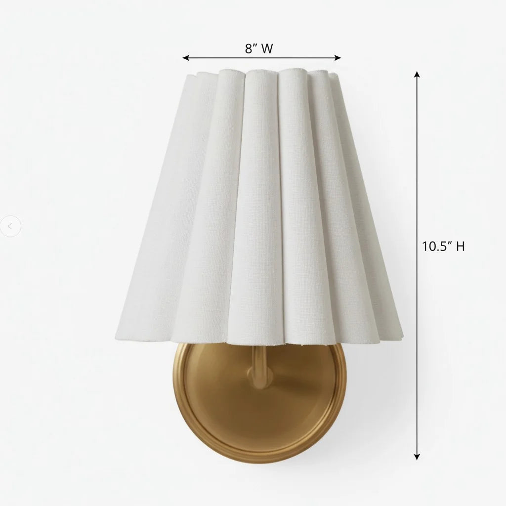 Kaiya Minimalist Textured Linen Fabric Tapered Wall Sconce size1.webp__PID:c49b6aa1-cc48-4da0-8ece-c194c6d5c6d7