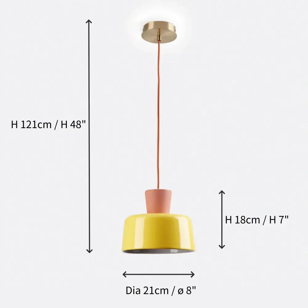 Thalvornis Retro Yellow Ceramic Pendant Light12.webp__PID:b668590a-c7a4-4c2c-add3-449225a30745