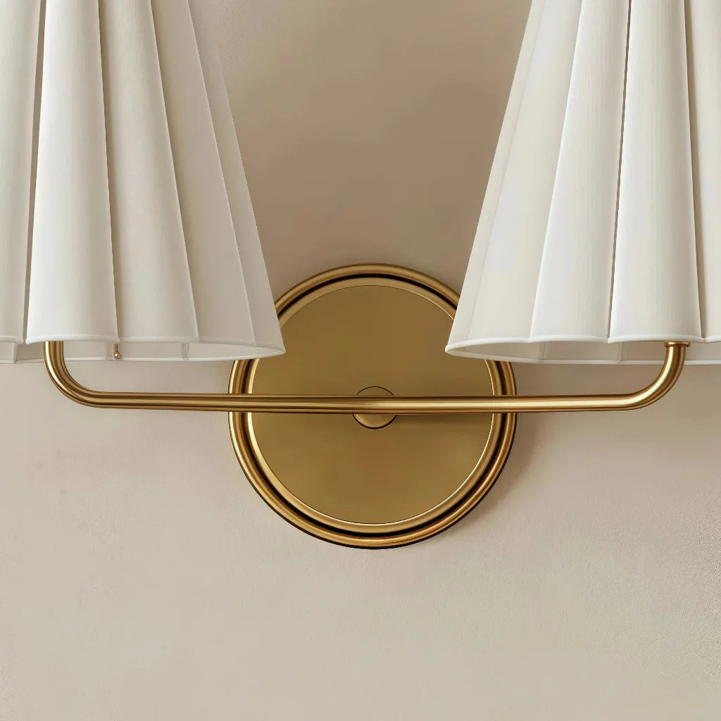 Kaiya Minimalist Textured Linen Fabric Tapered Wall Sconce detail3.webp__PID:fa99b96d-8ee2-48c8-8d96-0d3ec7494d22
