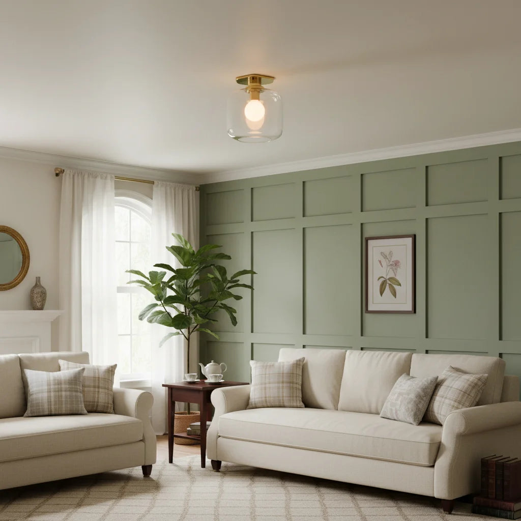 Frances Unlacquered Brass Flush Mount Light 8.webp__PID:02158a4a-733f-41ca-93b3-184706e70b3a