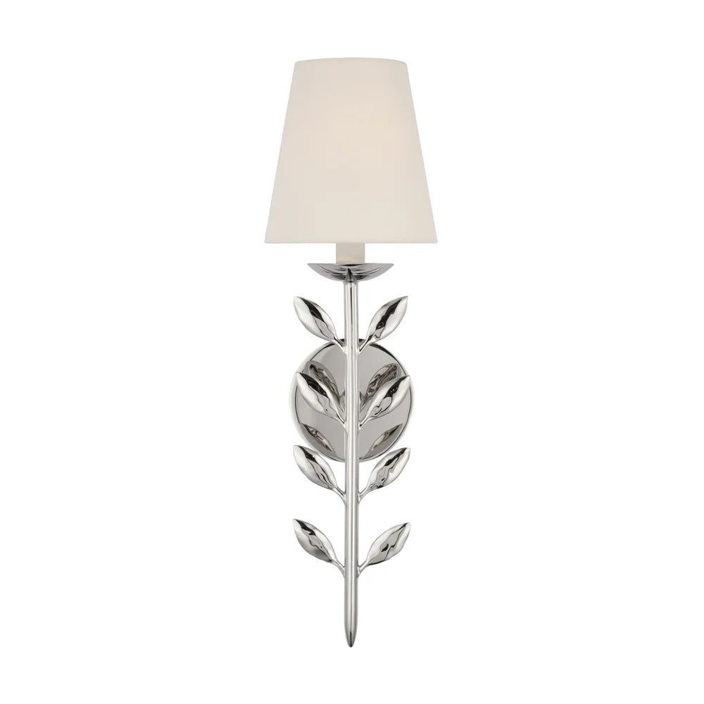 Asher Modern Leaf-shaped Metal Wall Light polished nickel.webp__PID:b1b52d2c-31fb-4a90-b35d-7688d9547251