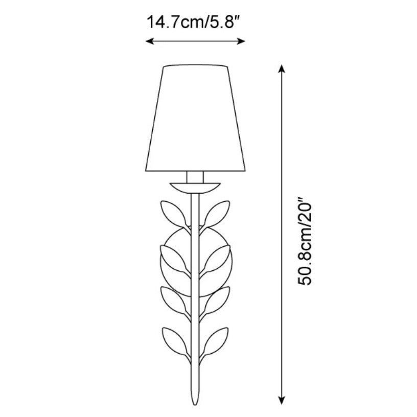 Asher Modern Leaf-shaped Metal Wall Light size.webp__PID:45b7fc87-e3be-4ca7-80e9-3c47310fc109