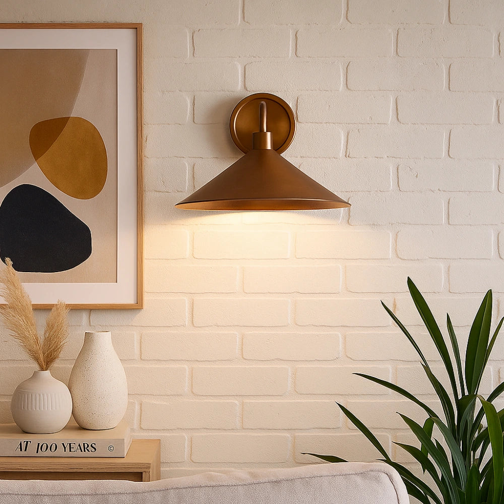 Rhett Vintage Metal Cone Wall Lamp1.webp__PID:839d416d-95f4-4b83-a542-decae9428183