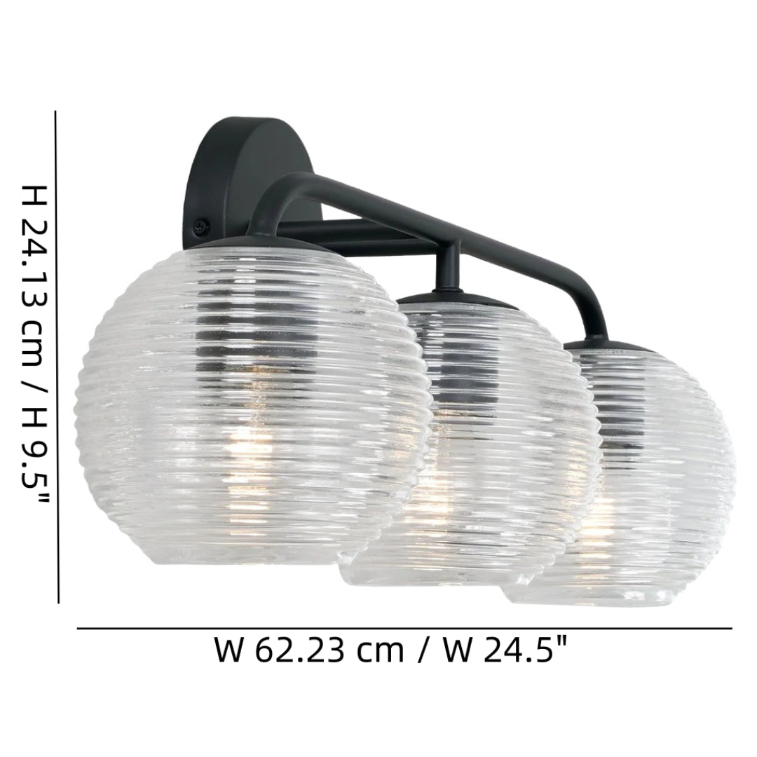 Huxley Minimalist 3-Light Ribbed Glass Wall Light size.webp__PID:97733963-43cf-4f9f-ad82-3da44ef79346